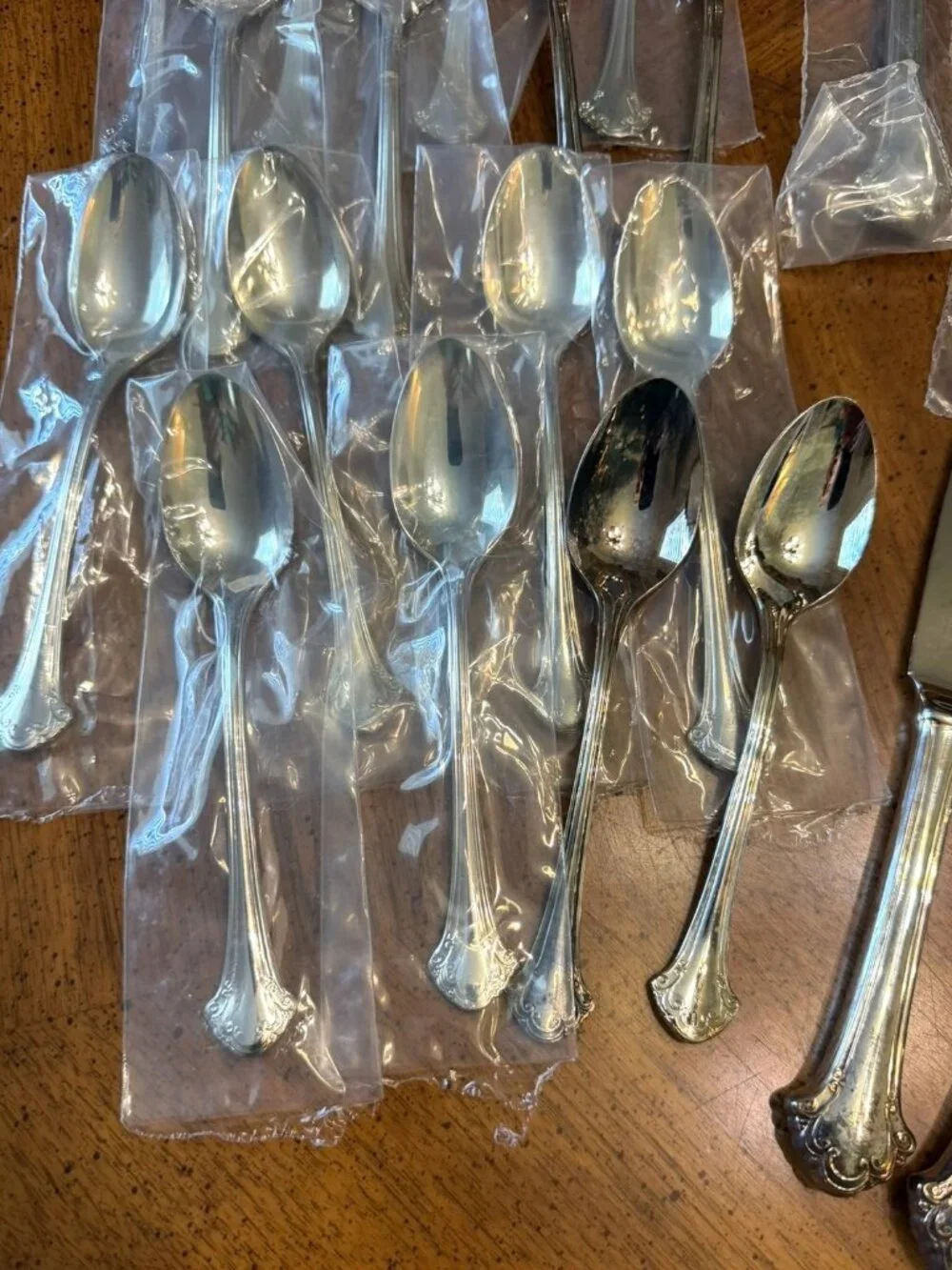 Towle Boston Chippendale Silverplate 40 Pc Flatware Set Service 8-NEW OTHER